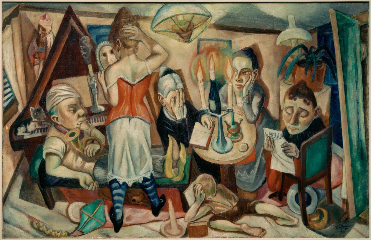 Familieportret door Max Beckmann