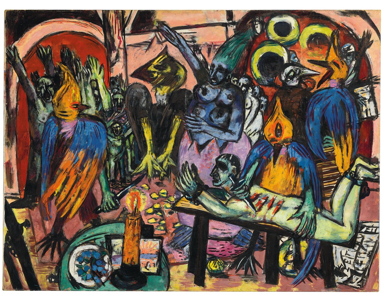 Hel van de vogels door Max Beckmann