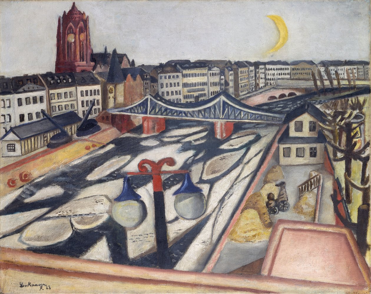 IJs op de rivier door Max Beckmann