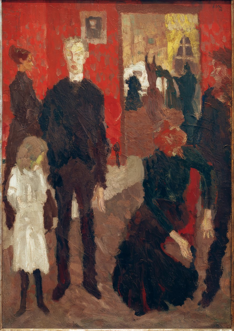 Kleine sterfscène door Max Beckmann