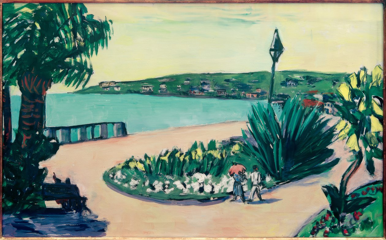 Klein Italiaans landschap door Max Beckmann