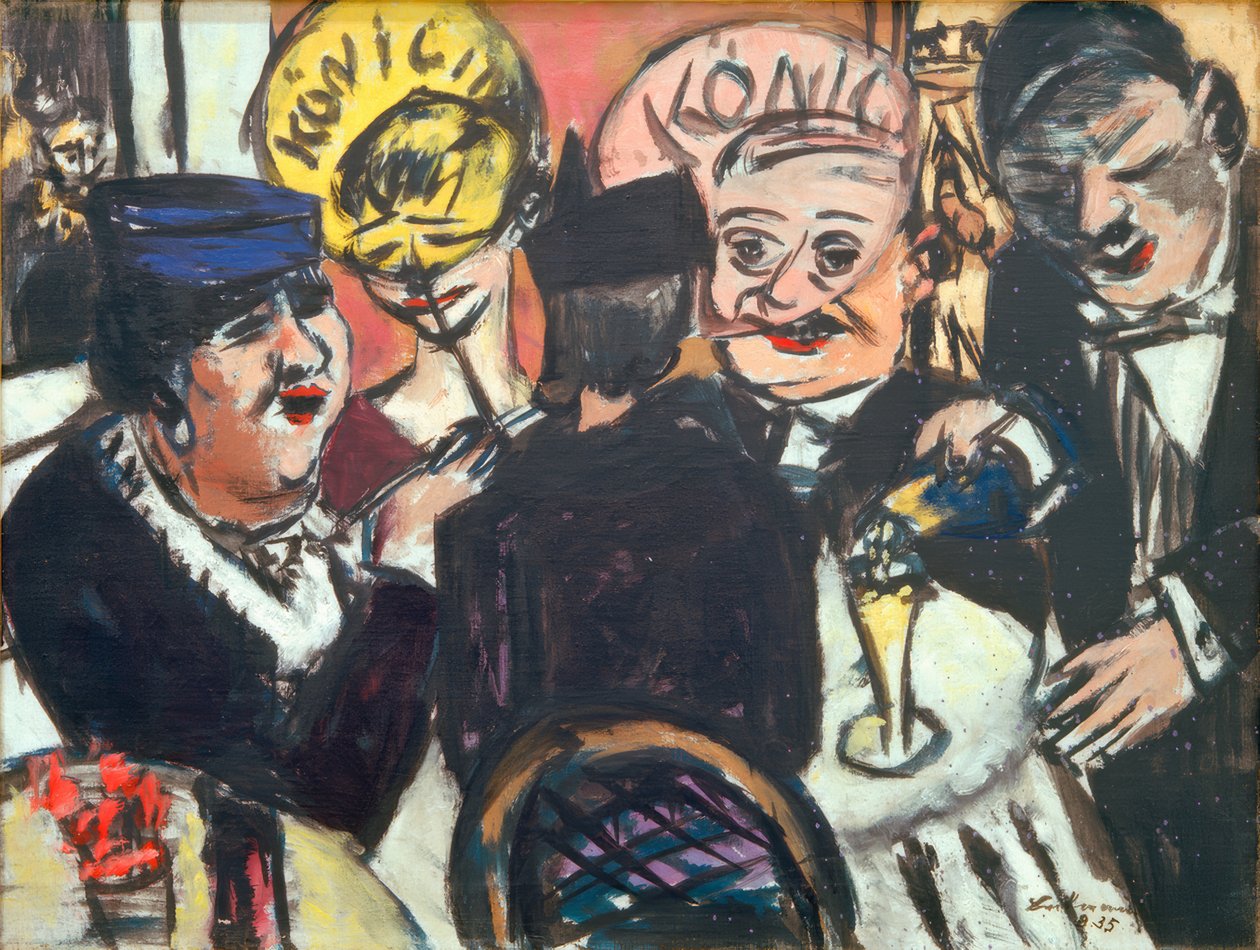 Koningin-Bar door Max Beckmann