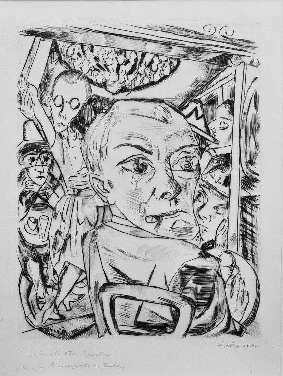 Koninginbar door Max Beckmann
