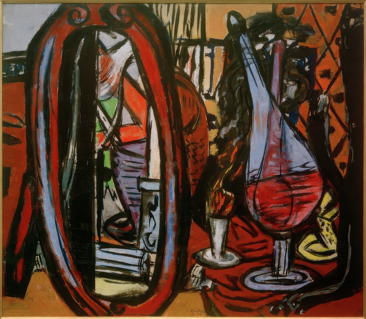Laboratorium Proefruimte door Max Beckmann