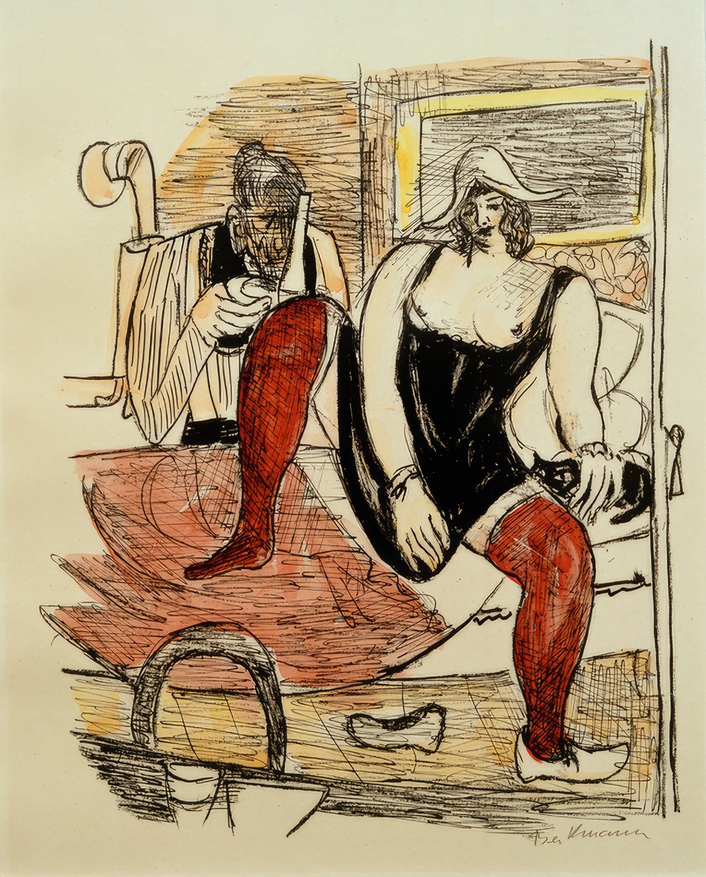 Ochtend door Max Beckmann