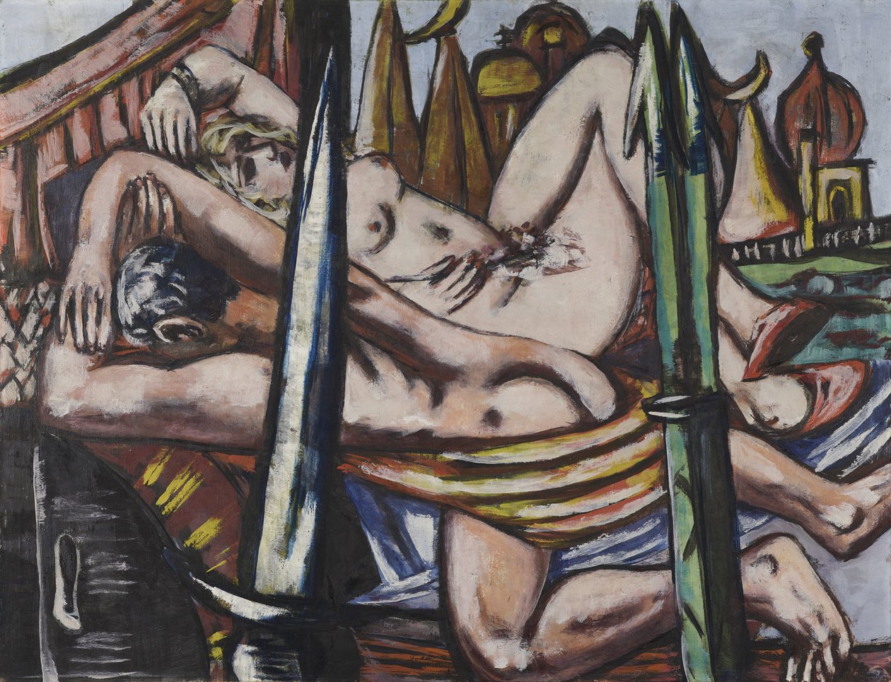 Messingstadt, 1944 door Max Beckmann
