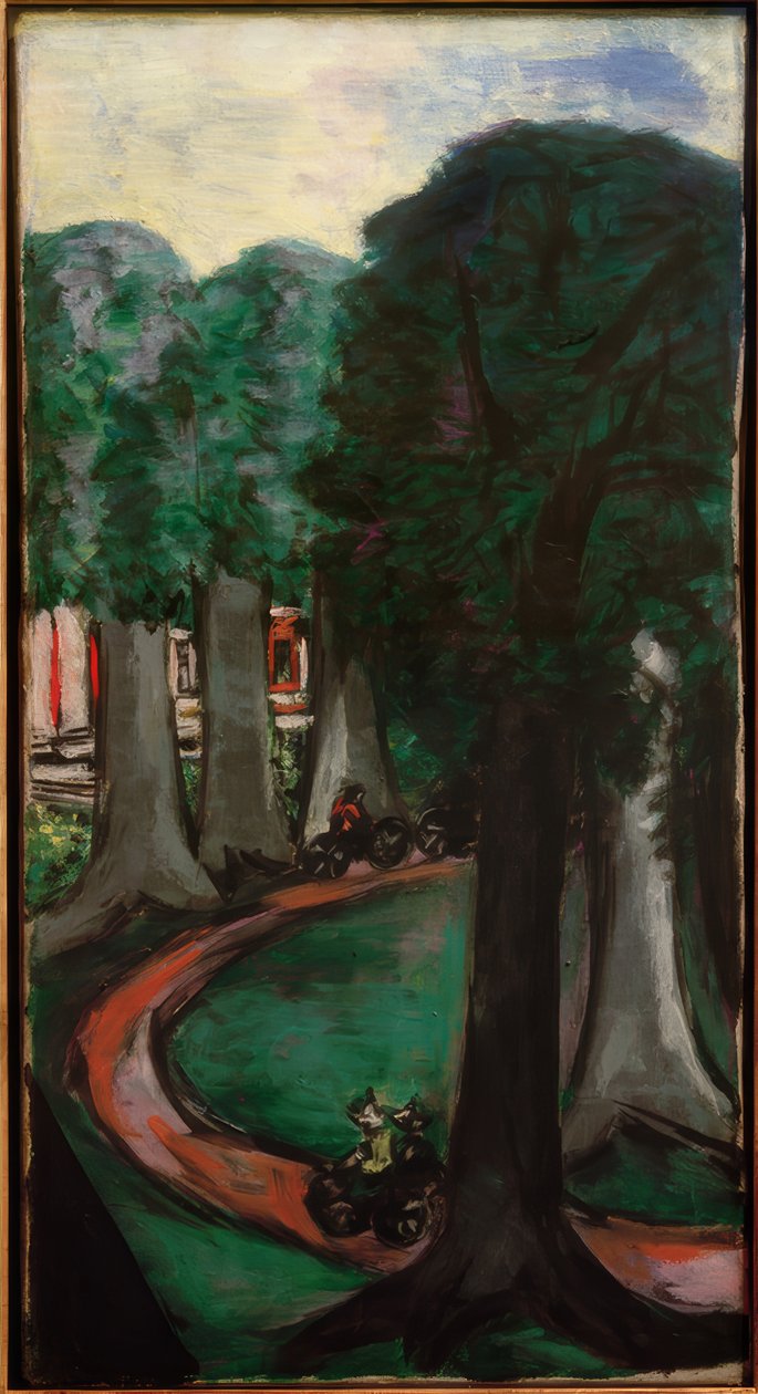 Parkweg door Max Beckmann