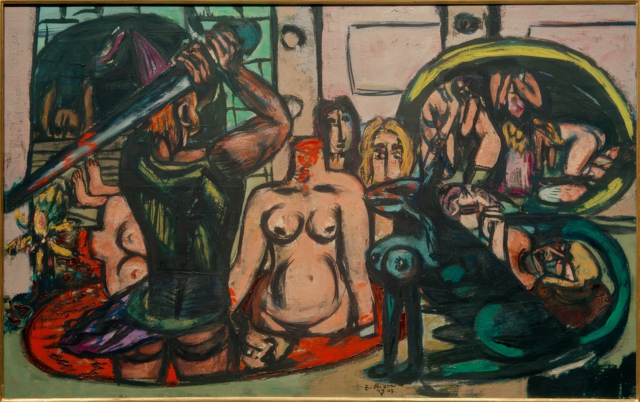 Perseus (Hercules) laatste Taak door Max Beckmann