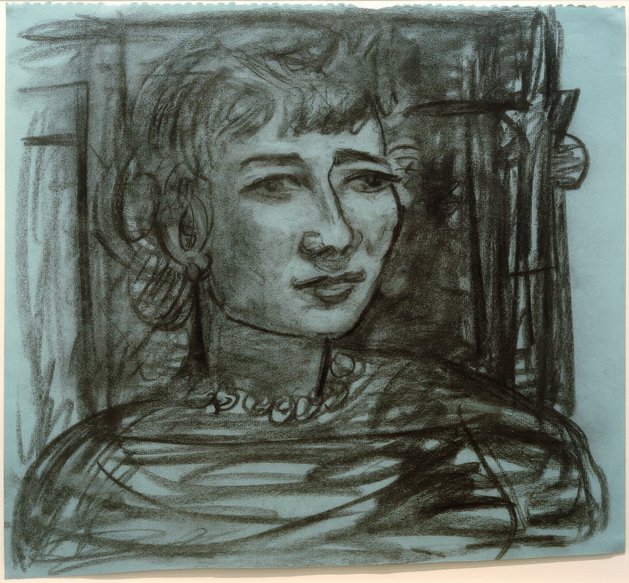 Portret Frances van Veen door Max Beckmann