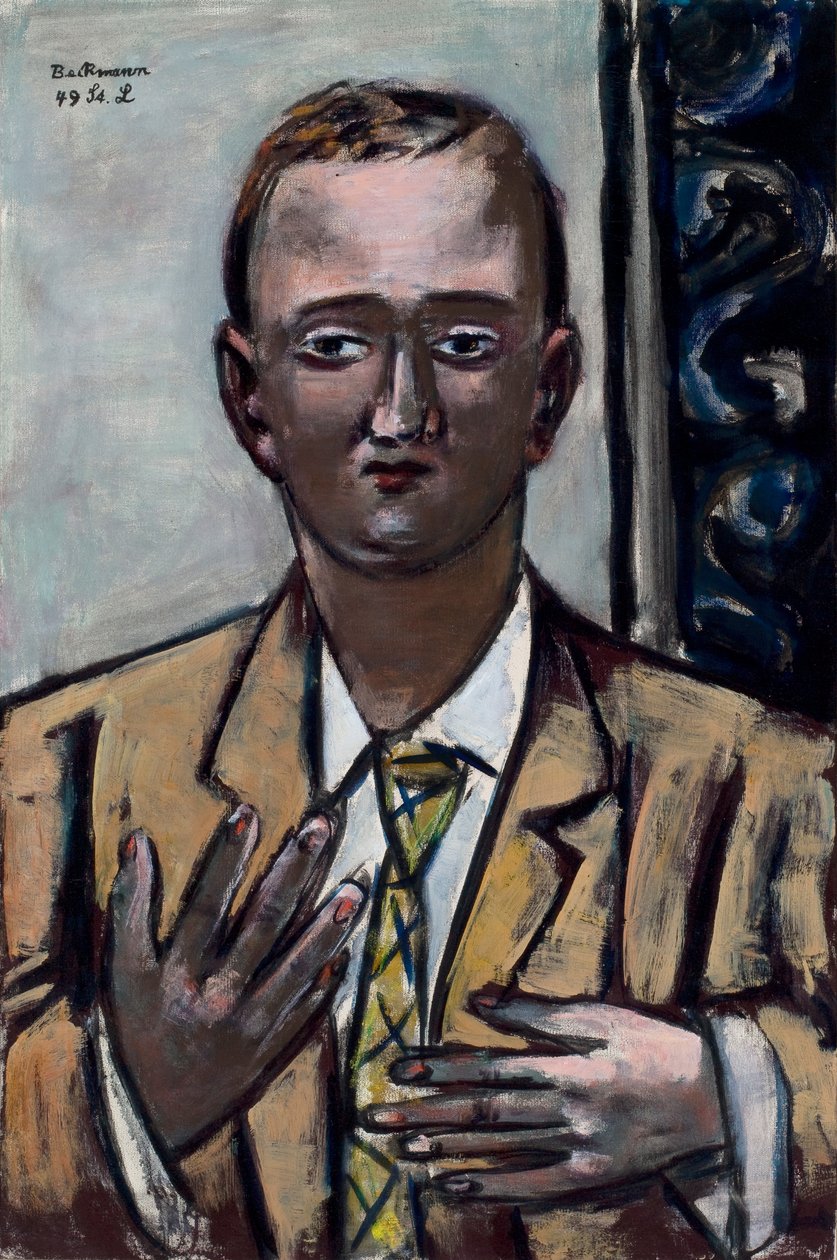 Portret van Morton D. May door Max Beckmann