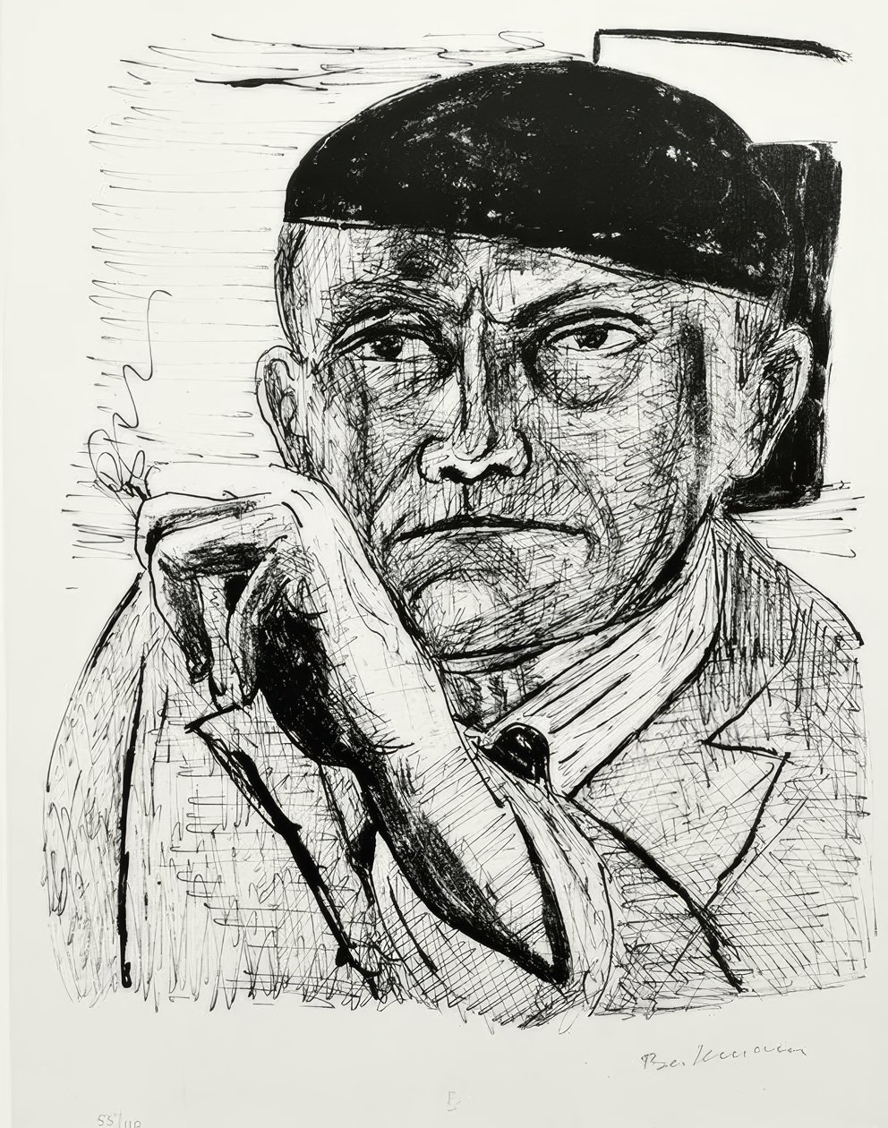 Zelfportret door Max Beckmann