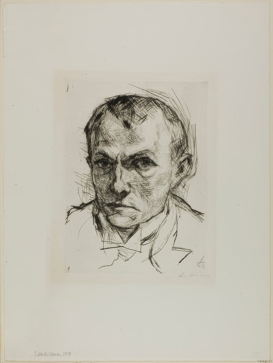 Zelfportret door Max Beckmann