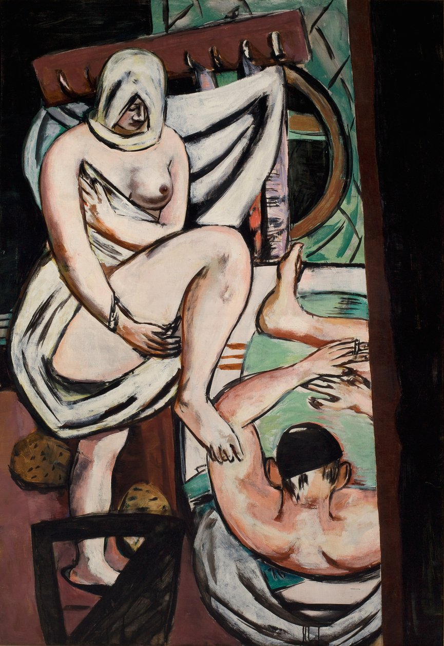 Het bad door Max Beckmann