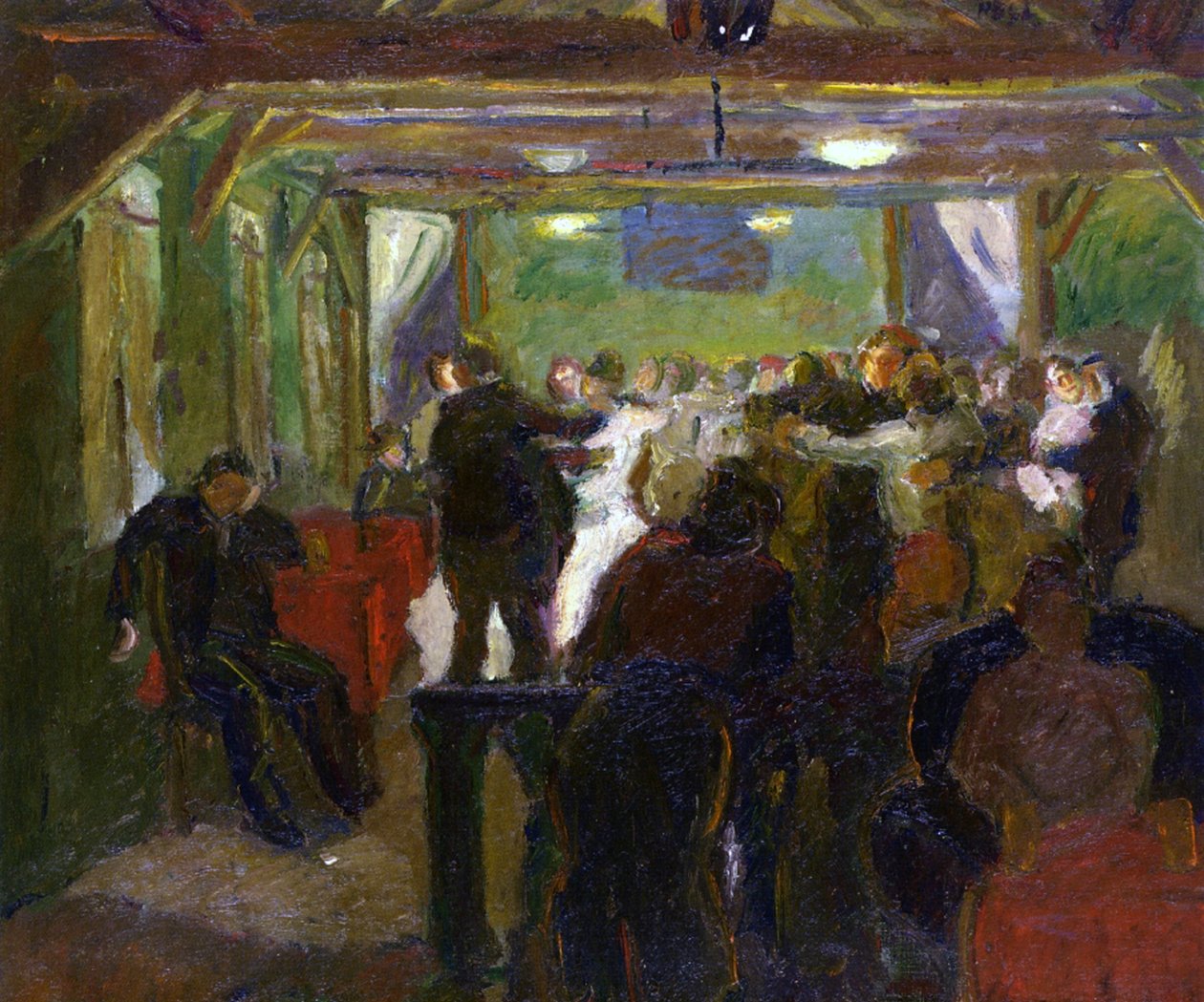 De Lokale Dans door Max Beckmann