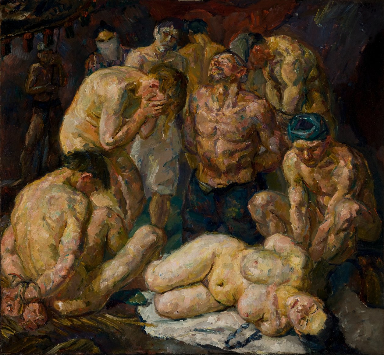 De gevangenen door Max Beckmann