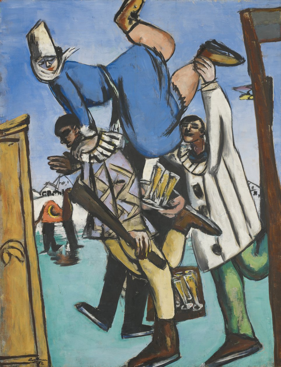De Schaatsers door Max Beckmann
