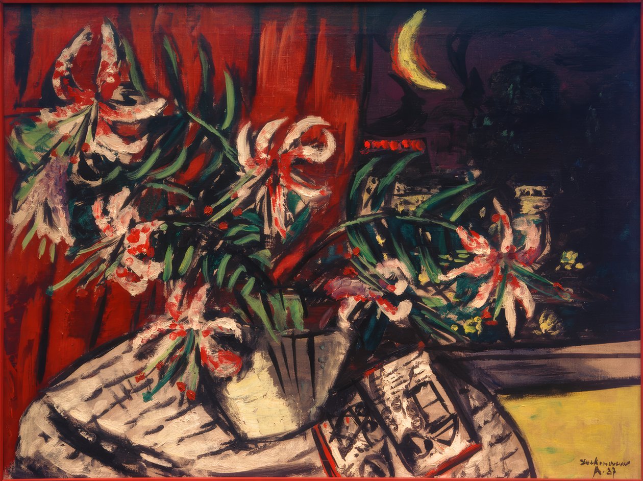 Turkse lelie door Max Beckmann