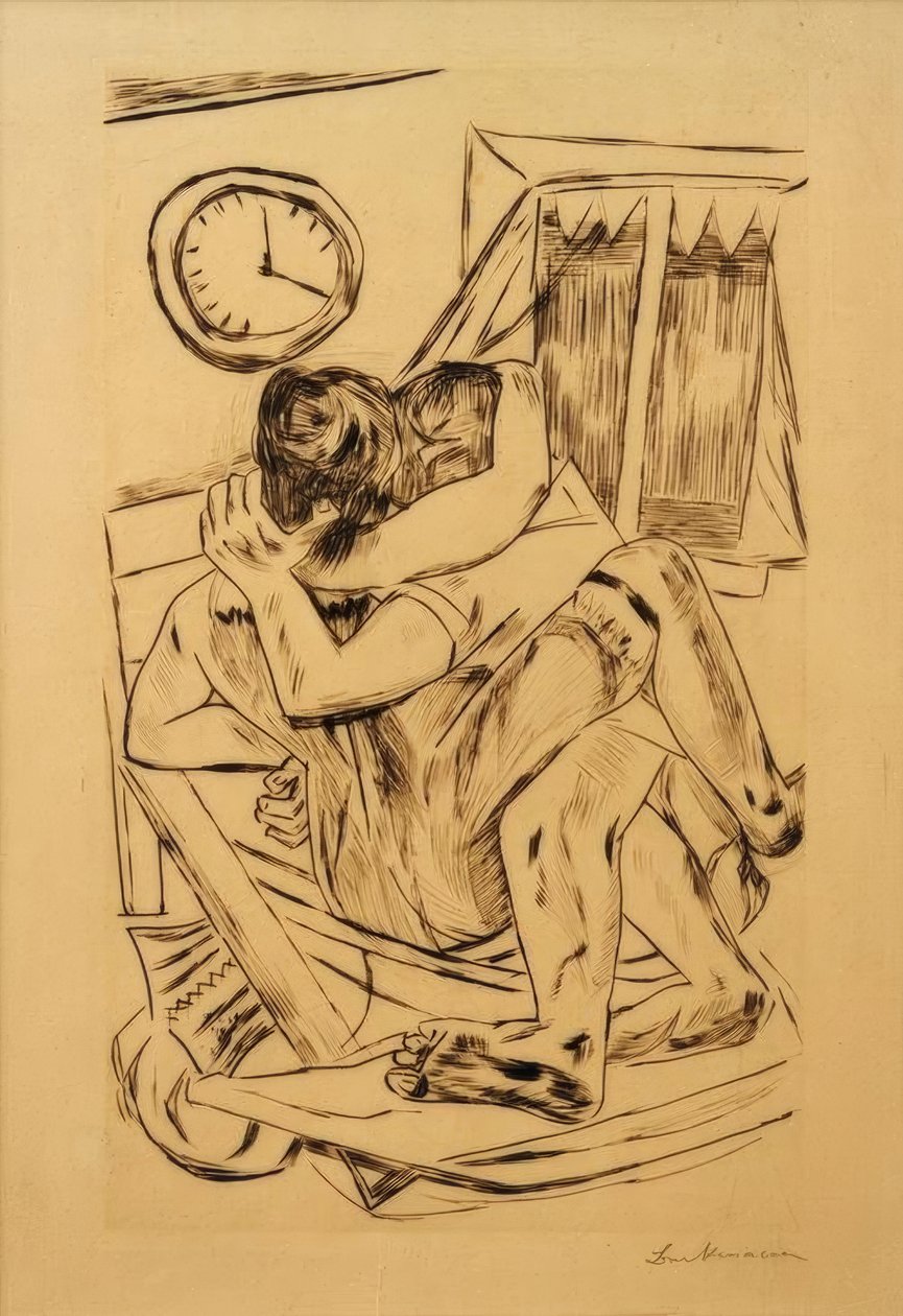 Omhelzing door Max Beckmann