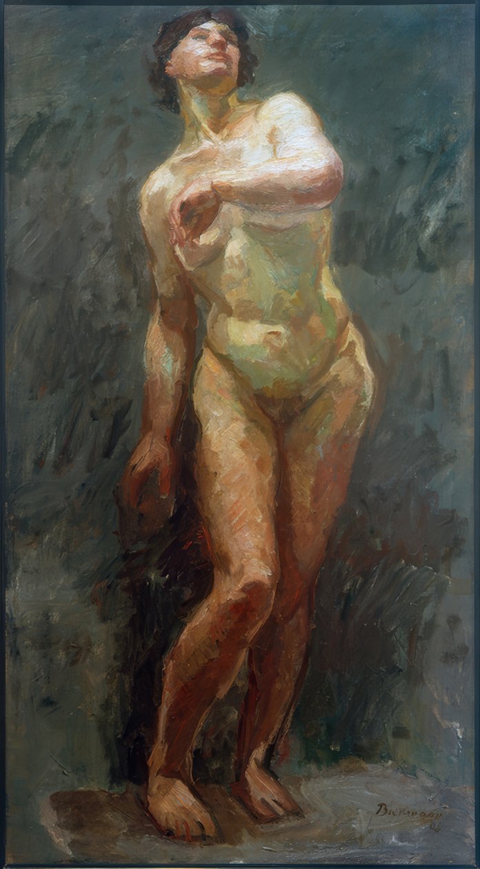Vrouwelijk naakt door Max Beckmann