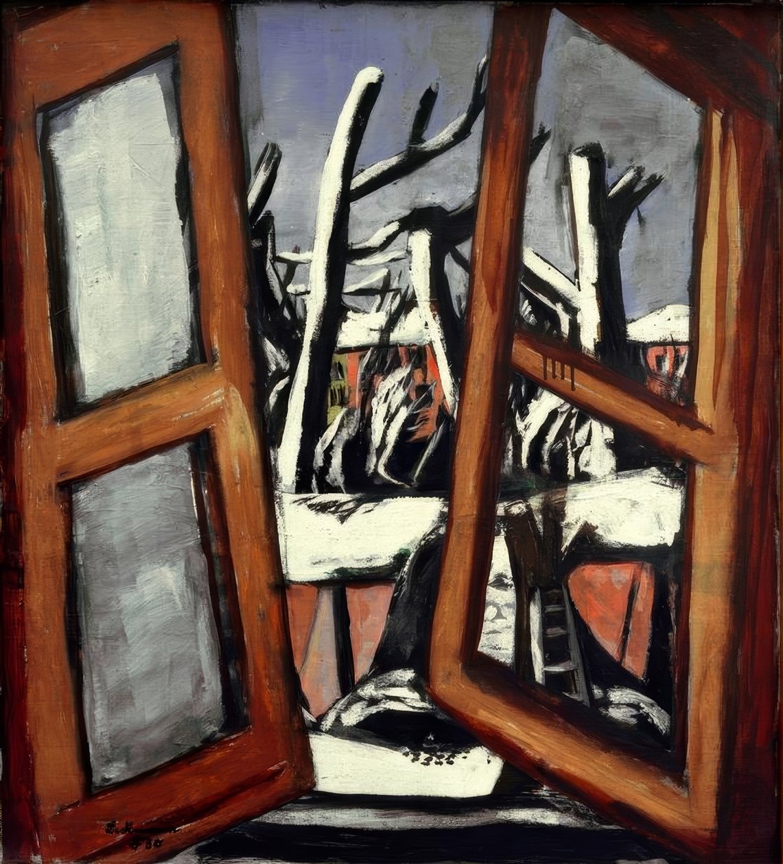 Winterlandschap door Max Beckmann