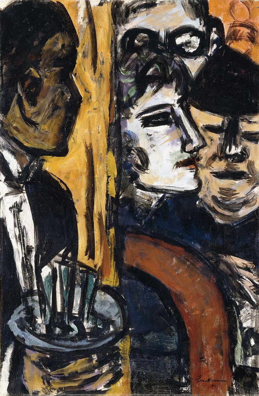 Geel Café door Max Beckmann
