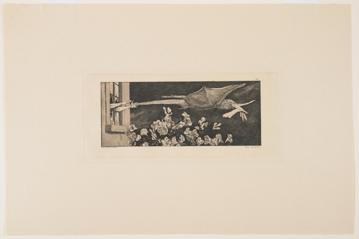 Ontvoering, 1881 door Max Klinger