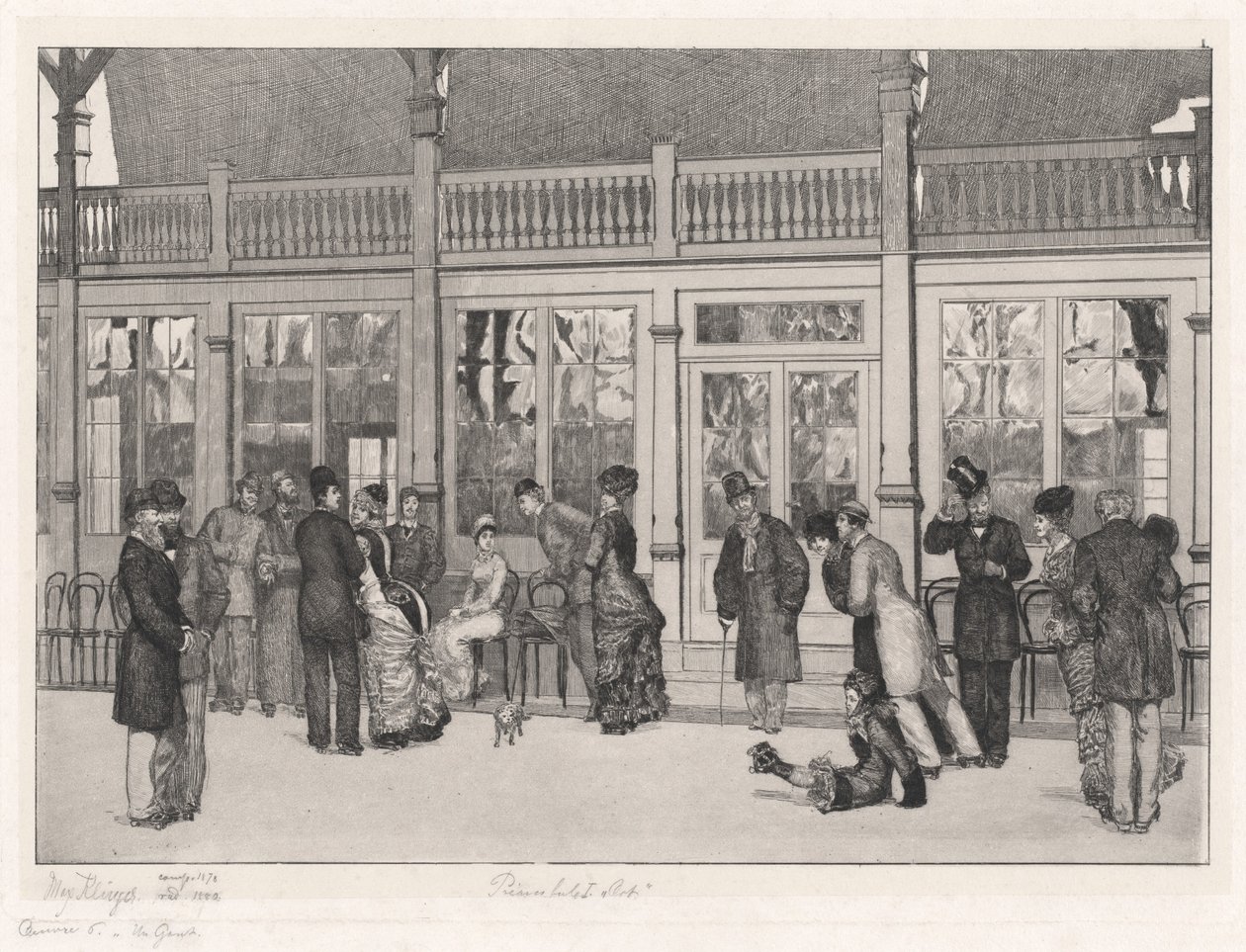 Plaats Ort, 1880 door Max Klinger