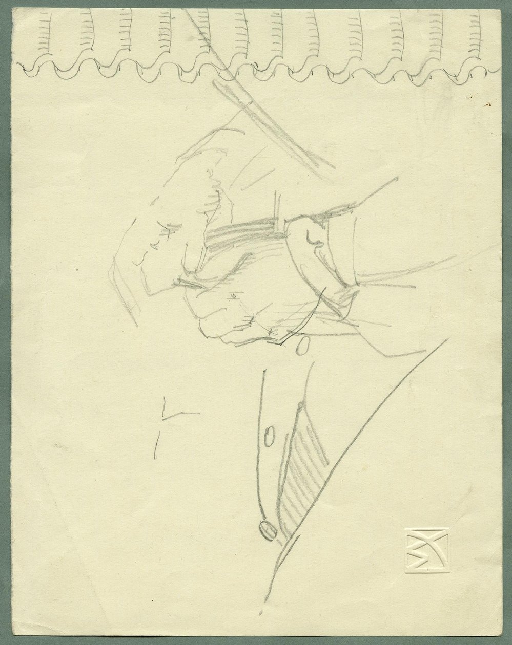 Handstudie door Max Kurzweil