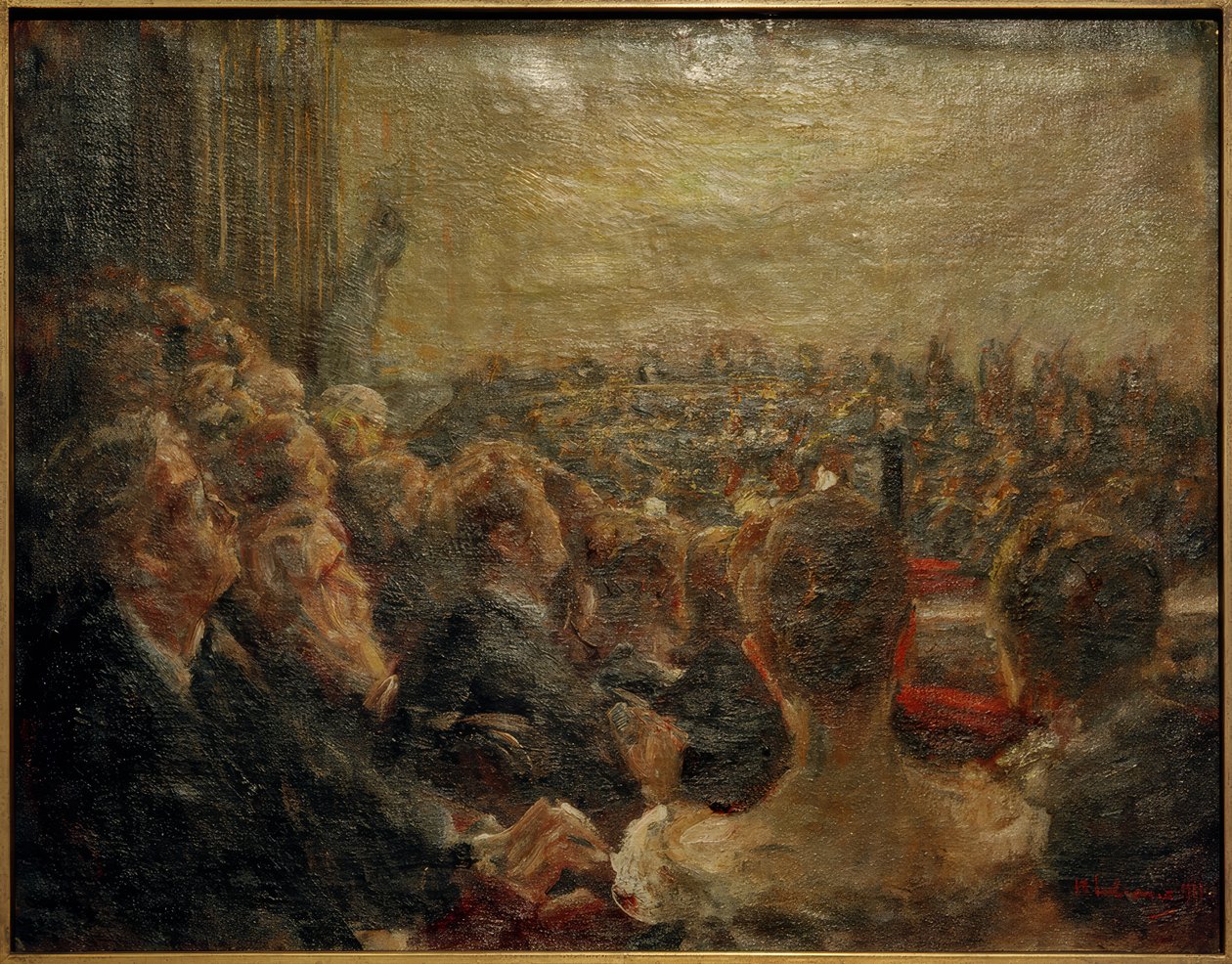 Max Liebermann, concert in de opera door Max Liebermann