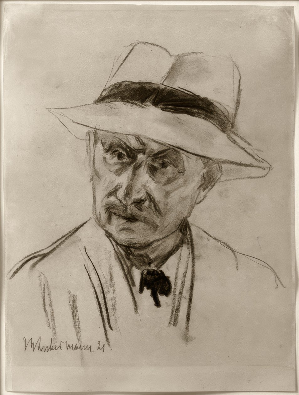 Max Liebermann, Zelfportret met Panamahoed door Max Liebermann