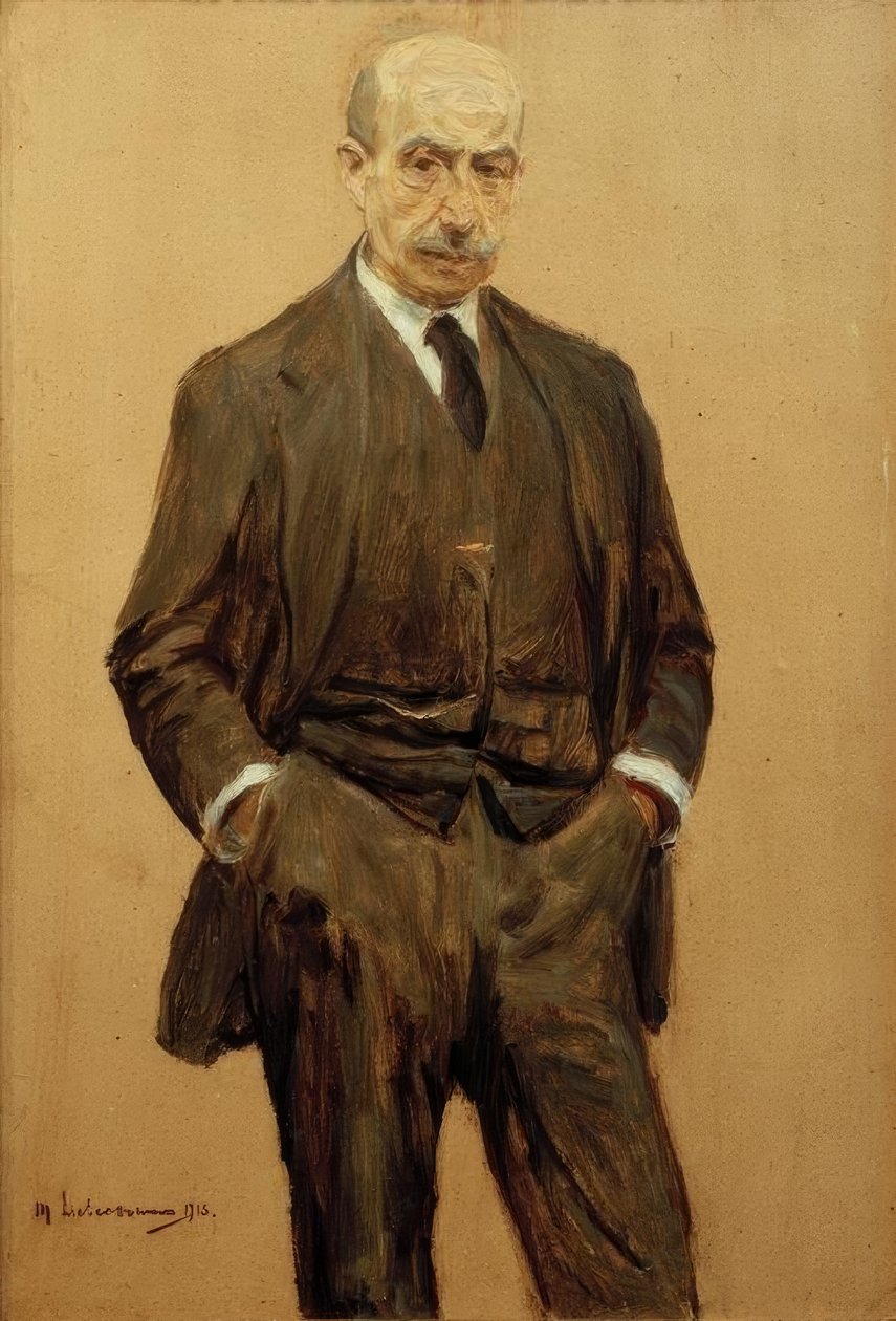 Zelfportret door Max Liebermann