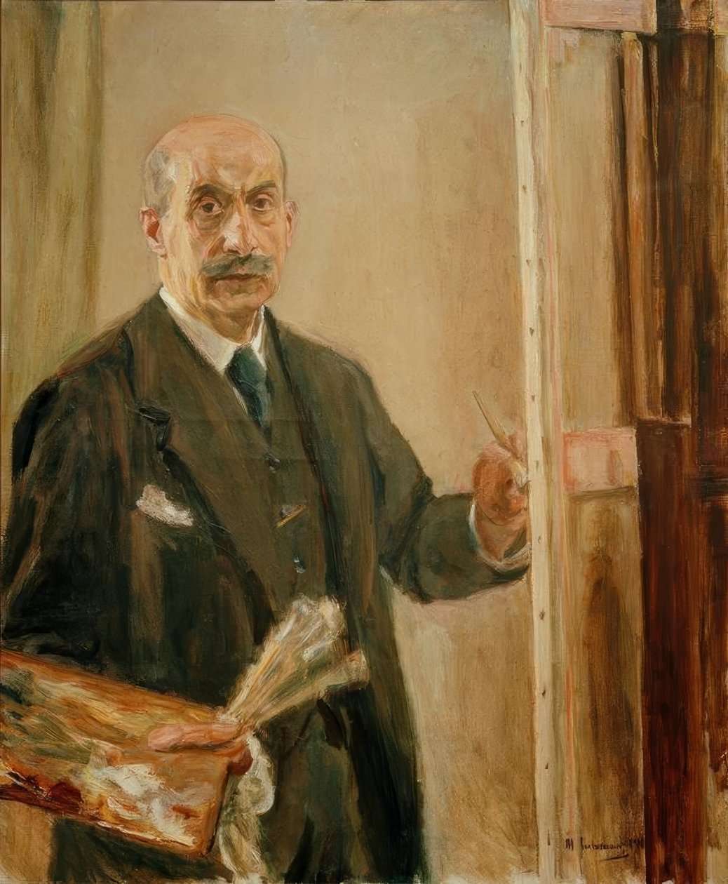 Zelfportret door Max Liebermann
