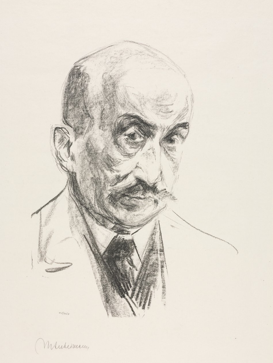 Zelfportret door Max Liebermann