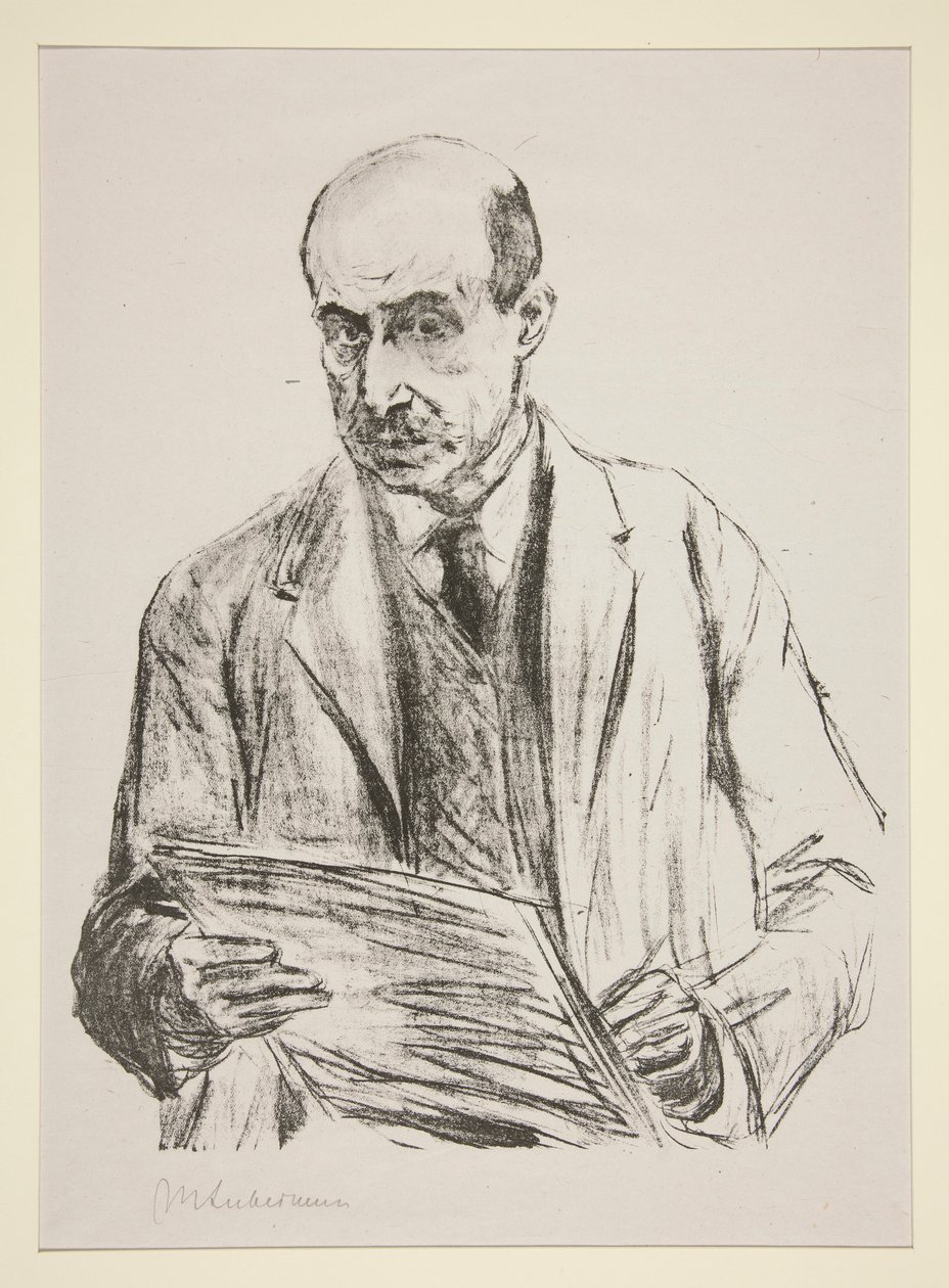 Zelfportret door Max Liebermann