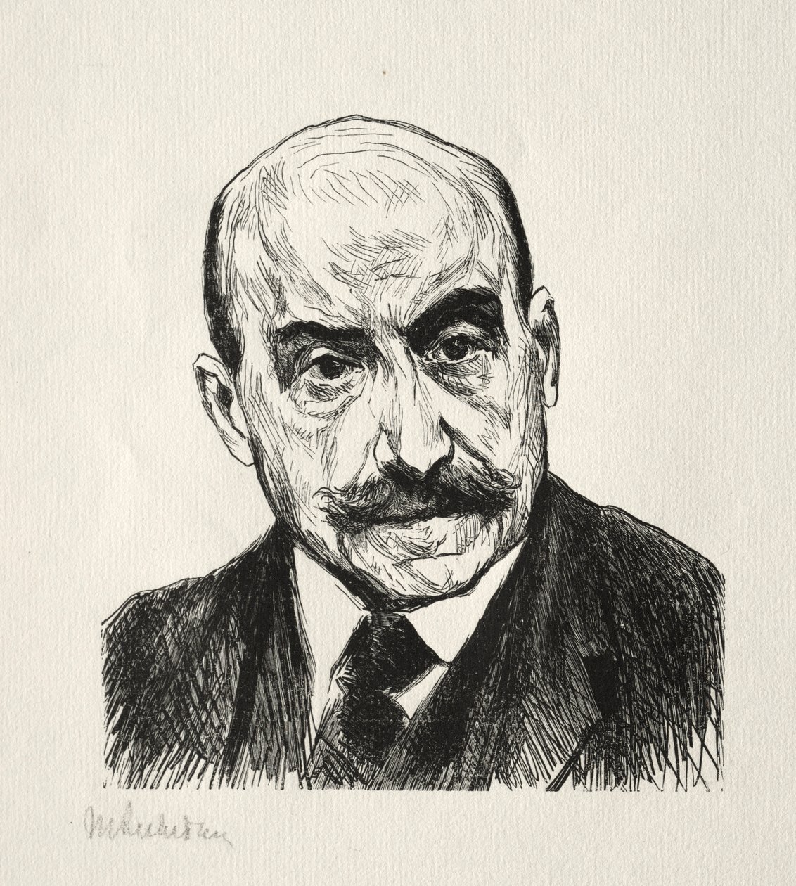 Zelfportret door Max Liebermann