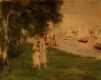 De jachtrace door Max Liebermann
