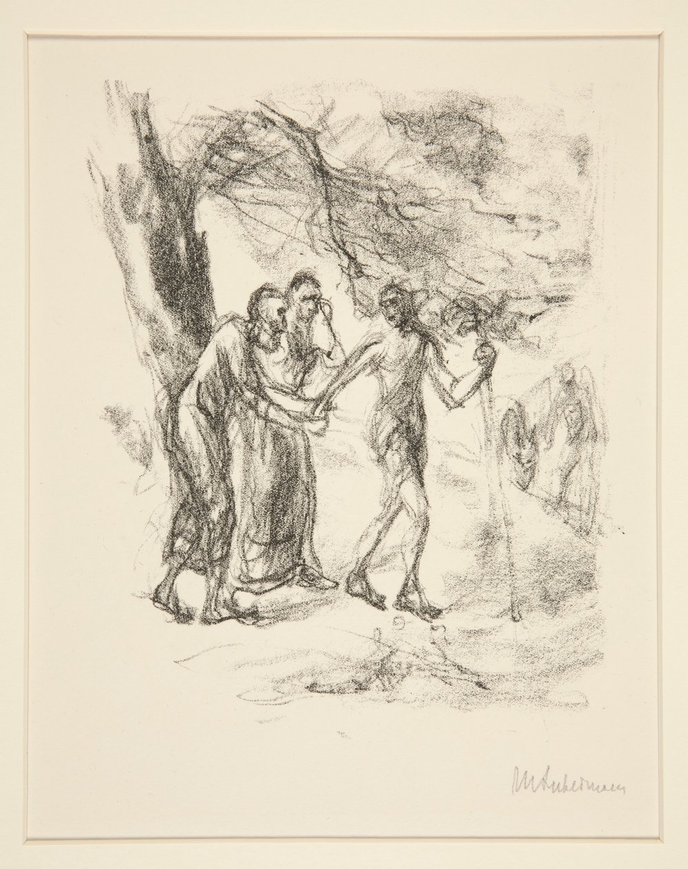 Tobias I/III door Max Liebermann