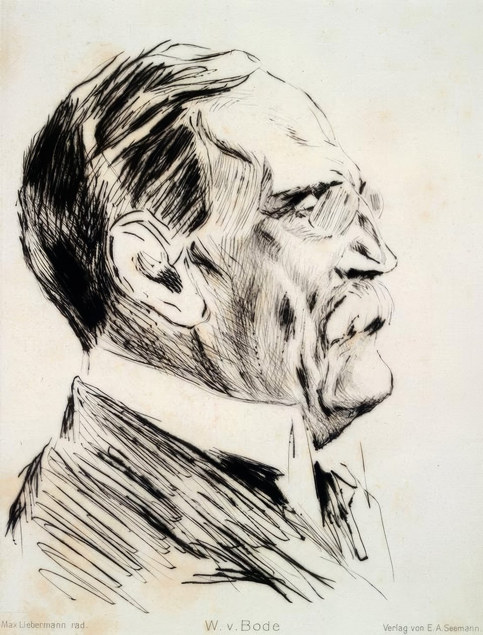 Wilhelm von Bode / Liebermann door Max Liebermann