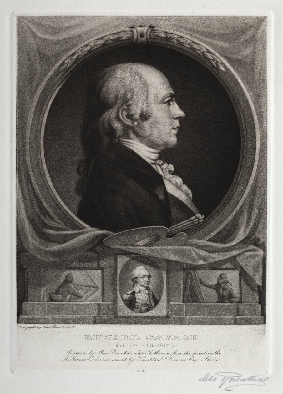 Edward Savage door Max Rosenthal