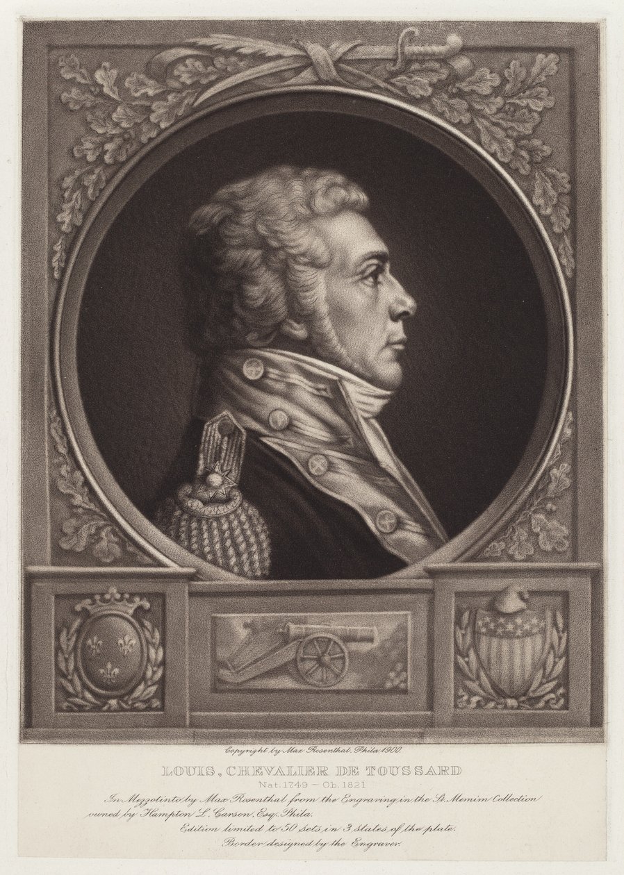 Louis, Chevalier de Toussard door Max Rosenthal