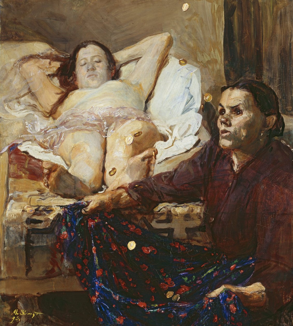 Danaë door Max Slevogt