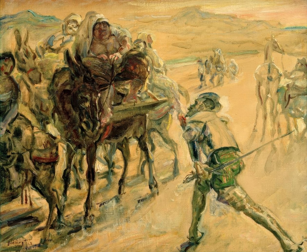 Don Quichot en Dulcinea door Max Slevogt