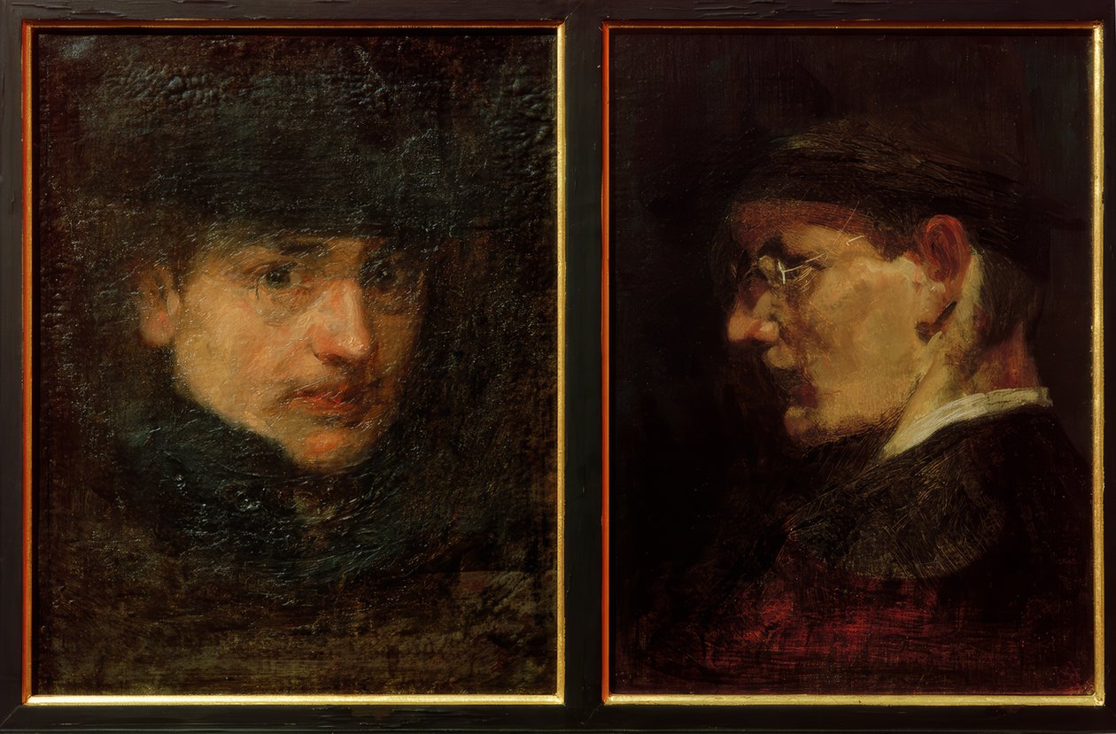 Zelfportret door Max Slevogt