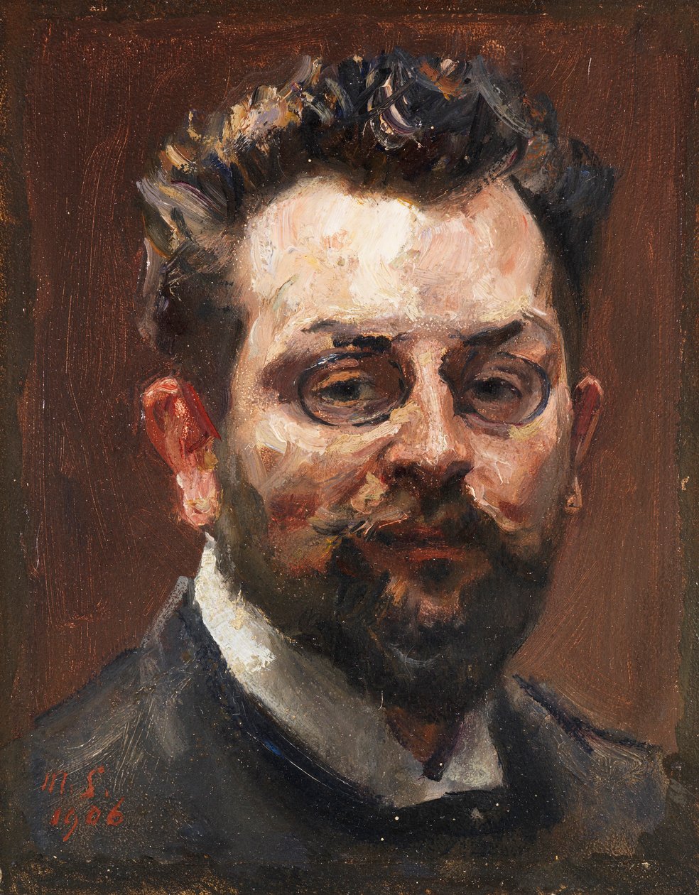 Zelfportret door Max Slevogt