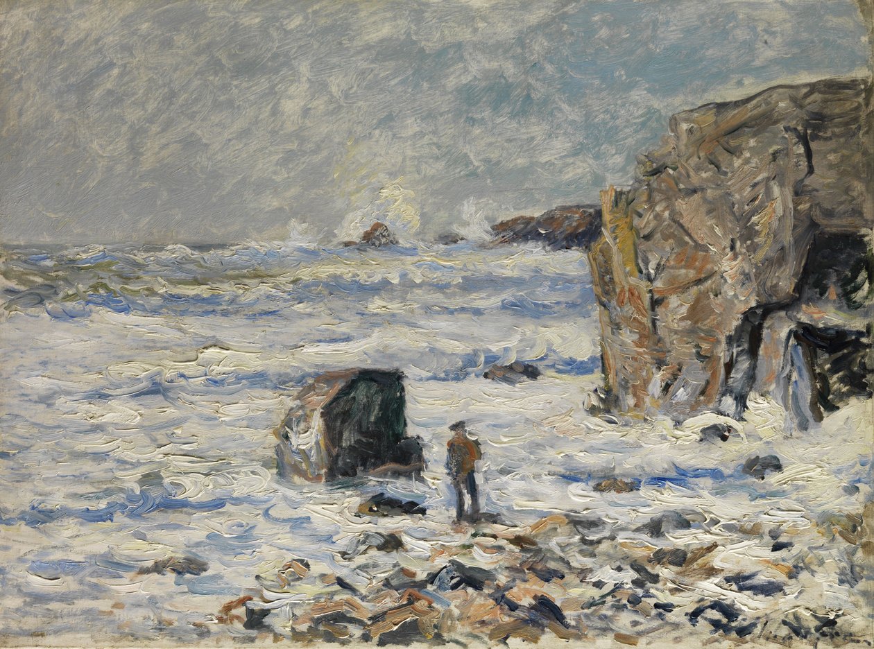 Onbekend aan de Bretonse kust door Maxime Emile Louis Maufra