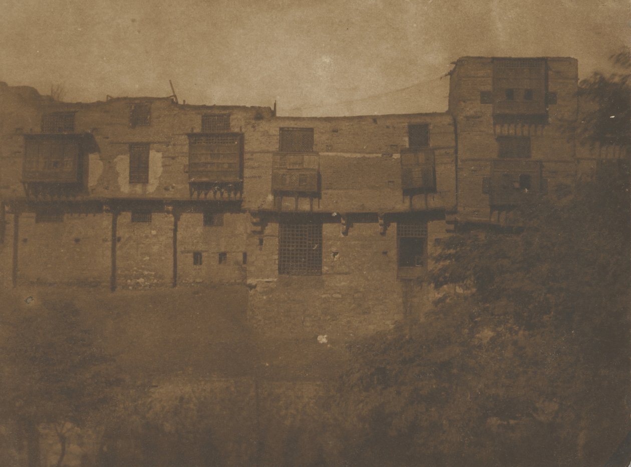 [Zicht op Egypte], 1849-51 door Maxime Du Camp