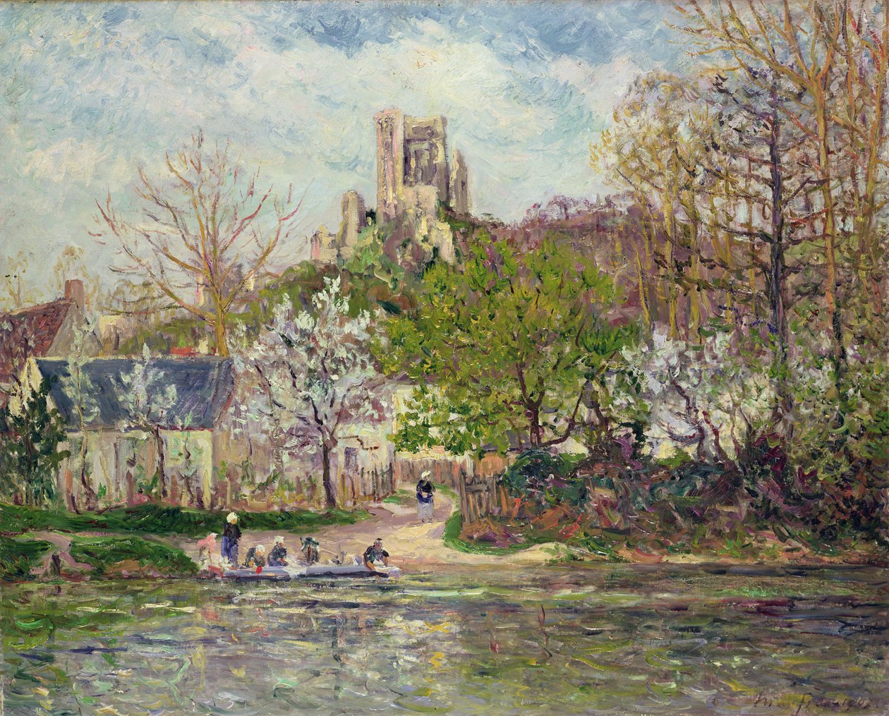 Lente in Lavardin (Touraine) door Maxime Emile Louis Maufra