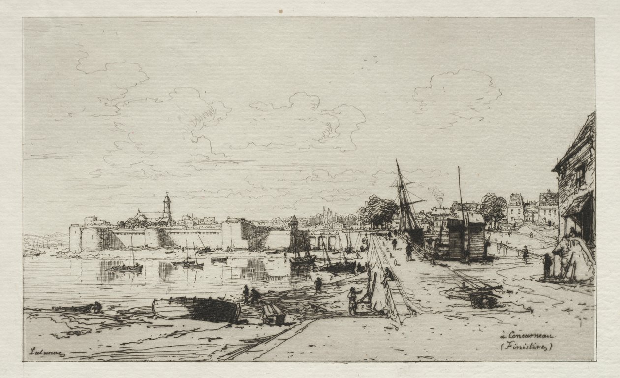 Een Concarneau (Finistère) door Maxime Lalanne