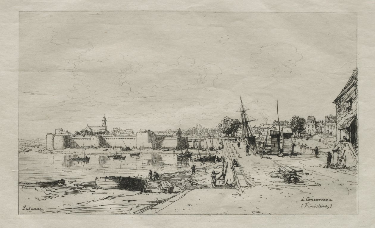 À Concarneau (Finistère) door Maxime Lalanne