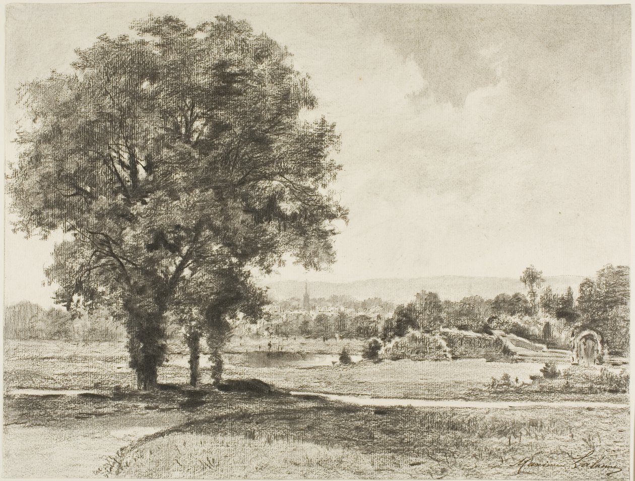 Landschap door Maxime Lalanne